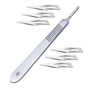 High Quality OEM Manual <b>Surgical</b> Stainless Steel Scalpel Handle BP Scalping Non-Active <b>Surgical</b> <b>Blades</b> CE Certified SurgiRight - Product Image 5