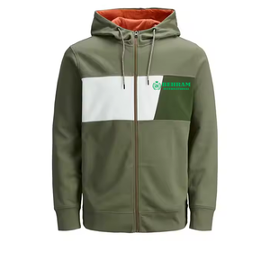 Sweat à capuche unisexe surdimensionné à fermeture éclair, en molleton épais 100 % coton, respirant et à séchage rapide, avec logo personnalisé de haute qualité - Product Image 1