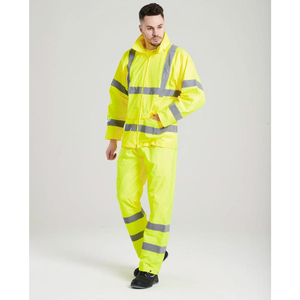 OEM Workwear High Quality <b>Black</b> Safety <b>Work</b> <b>Pants</b> for <b>Men</b> Customized Hi Vis Safety <b>Pants</b> Reflective Safety Clothing - Product Image 6