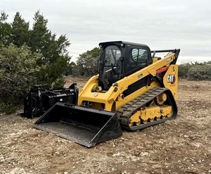 299D3 CAT Skid Steer ที่มีการไหลสูงและ2ความเร็ว/รถตักขนาดกะทัดรัดสำหรับขาย - Product Image 4