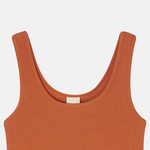 Camisetas sin mangas cortas de talla grande para mujer de alta calidad, pantalones cortos informales de punto de Color sólido con mangas de sujetador transpirables, opciones personalizables - Product Image 2