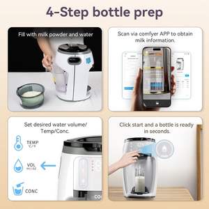 Preparador de Fórmula Instantáneo, Dispensador de Fórmula Automático y Personalizable con Control Preciso de Temperatura para Bebés - Product Image 3