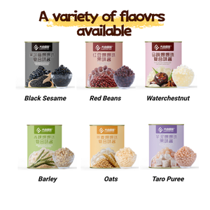 Boba Ripieno di Fagioli Rossi, Perle Scoppiettanti per <span class=keywords><strong>Bubble</strong></span> <span class=keywords><strong>Tea</strong></span>, Ingredienti per Tè al Latte, 900g/Lattina - Product Image 6