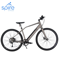 Vélo Électrique de Montagne 21 Vitesses, Cadre en Aluminium, Moteur Central, Batterie Lithium Intégrée 10.4Ah 36V 250W, Frein à Disque Électronique, Capteur