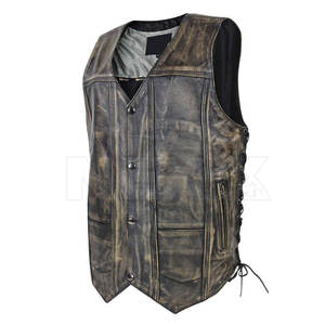 Chaleco de Cuero para Hombre, Color Sólido, Casual, Invierno, Alta Calidad, Transpirable, Personalizable, NEXX SPORTS NS-59015, Logotipo Personalizado - Product Image 3