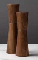 Ensemble culinaire professionnel en bois d'érable robuste, écologique, sans électricité, à commande manuelle, design traditionnel, salière et poivrière