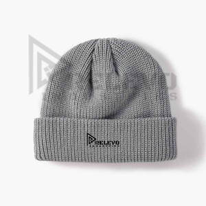 High Quality 100% Acrylic Custom Logo 3D Embroidery Unisex Outdoor Knitted Beanie <b>Hat</b> Warm <b>Winter</b> - Product Image 5