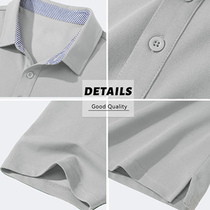 Polos en coton de luxe de haute qualité Polo de golf tricoté en polyester avec logo brodé Chemises polo pour hommes au design personnalisé - Product Image 6