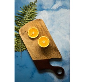 Planche à découper en bois de manguier de petite taille faite à la main de haute qualité Construction durable avec des blocs à découper de prix de motifs de grain uniques - Product Image 2