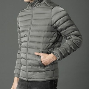 Chaqueta Acolchada Gris para Hombre de Alta Calidad, Nuevo Diseño Totalmente Personalizable - Product Image 1