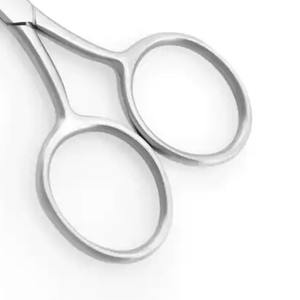 Ciseaux à ongles incurvés professionnels en acier inoxydable, style logo, manche coloré, pour manucure et cuticules - Product Image 6