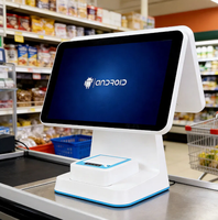 Máquina de Facturación con Pantalla Táctil Capacitiva de 10 Puntos, Sistema POS Táctil con Windows