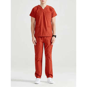Uniforme de blouse de laboratoire unisexe en coton 100% pour femmes pour les médecins et les infirmières des sciences médicales à usage hospitalier Logo personnalisé Fusion sans couture - Product Image 5