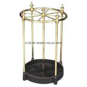 Porte-parapluie en métal antique durable Structure élégante pour organiser les parapluies dans les maisons de style vintage Technique d'artisanat - Product Image 5