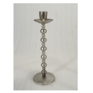 <b>Silver</b> Aluminium Taper Candle Holder for Home Decor - Product Image 6