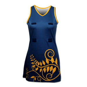 Vente chaude 2025 personnalisé sublimé femmes Netball équipe uniforme robe respirant évacuation de l'humidité tissu pour la haute Performance - Product Image 1