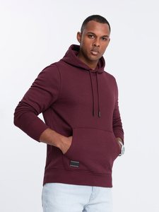 Otoño nuevos hombres 100% sudaderas con capucha de algodón 360G algodón grueso lavado sudadera de gran tamaño con diseño liso - Product Image 3