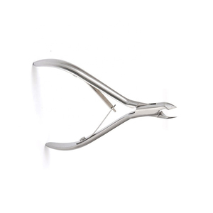 Pince à cuticules professionnelle, manche plaqué or, acier inoxydable, taille personnalisée, salon de beauté, manucure et pédicure, pince à cuticules - Product Image 2