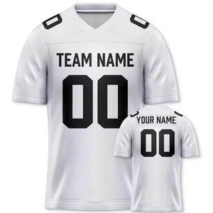 Nueva Llegada 2025 Camisetas Personalizadas de Fútbol Americano Bordadas con Logos para Adultos, Manga Corta - Product Image 1