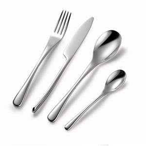 Ensemble de couverts en acier inoxydable au design antique, best-seller, qualité durable, vaisselle pour la maison, arrivée unique de couverts en argent - Product Image 4