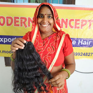 Paquete de cabello humano virgen de doble estiramiento Cutícula ondulada cruda alineada de la extensión del vendedor de alta calidad Indio vietnamita birmano - Product Image 4