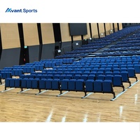 Système de sièges modulaires portables Avant Sports pour spectateurs, sièges d'arène intérieure avec sièges relevables rembourrés pour événements sportifs