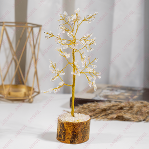 Proveedor de Cuarzo Cristal al por Mayor, Árbol de Piedras Preciosas Auténticas con 100 Fragmentos de Cristal para Decoración del Hogar y Regalos - Product Image 1