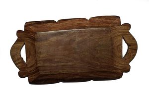 Bandeja de Madera Ecológica para Servir Alimentos, con Revestimiento Seguro para Alimentos, Apta para Lavavajillas, Vajilla para Baño, Decoración de Mesa, M/S SHAAD - Product Image 6