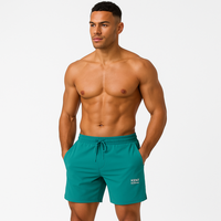 Short de sport personnalisé en nylon élasthanne séchage rapide respirant coupe extensible taille moyenne Gym course à pied entraînement vêtements de fitness fournisseur OEM