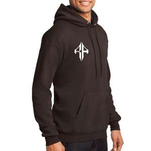 เสื้อฮู้ดแบบสวมหัวของผู้ชายผ้าคอตตอน100% พิมพ์ลายซิลค์สกรีนโลโก้ตามสั่ง - Product Image 1