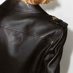 Vestes en cuir de mouton de haute qualité pour femmes Logo personnalisé Vêtements de plein air respirants - Product Image 4