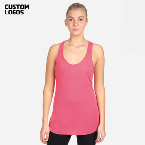 Débardeurs de sport pour femmes 100% coton écologiques à séchage rapide, dos nageur, col rond, amples et sans manches - Product Image 1