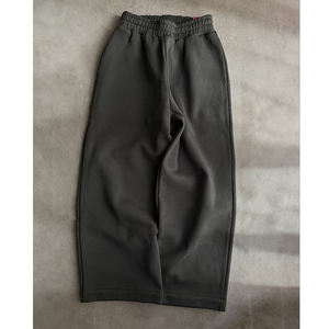 กางเกงวอร์มผู้ชายไซส์ใหญ่ ผ้าขนสัตว์หนานุ่ม 600 แกรม แห้งเร็ว สำหรับฤดูหนาว พร้อมพู่ห้อยและขอบเอวยางยืด - Product Image 3