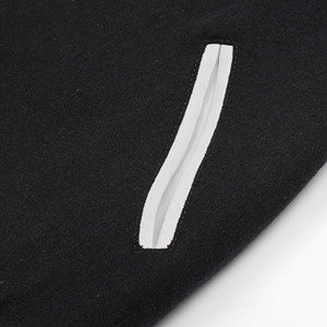 2025 nouveauté noir blanc personnalisé Lettermen Varsity Baseball veste pour hommes Top vente bas quantité minimale de commande col montant avant Logo - Product Image 3