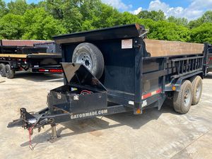 REMOLQUES 2020 7X12 3 12K REMOLQUE DE VOLTEO D12K7123G-USADO - Product Image 6