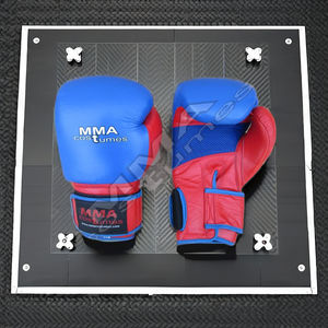 Guantes de Boxeo Personalizables de Cuero con Doble Correa y Dedos Completos para Sparring, Kickboxing, Krav Maga, con Cierre de Gancho y Bucle para Entrenamiento de Artes Marciales - Product Image 4