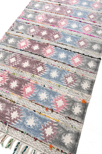 Alfombra India Dhurries tejida a mano, alfombras decorativas de algodón para suelo hechas a mano, alfombra Dhurrie al por mayor, servicio personalizado - Product Image 2