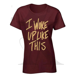 Camisetas de Mujer al Por Mayor a Precio Económico, Camisetas de Algodón Lisas para Impresión Personalizada, Camiseta de Cuello Redondo y Manga Corta OEM - Product Image 1