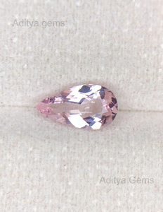 Jaipur ตัดอัญมณีสีชมพูลูกแพร์ทัวร์มาลีนธรรมชาติปรับเทียบขนาดได้ - Product Image 3