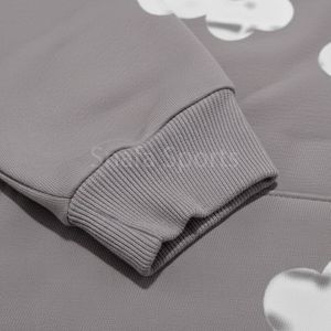 ชุดแทรคสูทเดนิมพิมพ์ลายพัฟฟ์ คุณภาพสูง ออกแบบโลโก้ได้ตามต้องการ ราคาขายส่ง ทรงปกติสำหรับผู้ชาย - Product Image 5