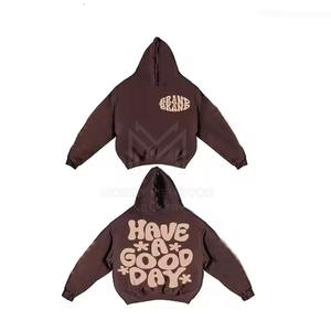 2024 nouveauté bouffée impression survêtements haute qualité survêtements 100% coton Polyester bouffée impression survêtement - Product Image 2