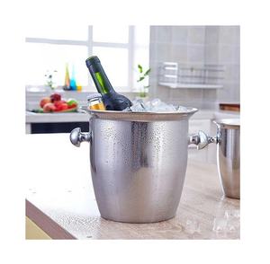 ถังใส่น้ำแข็งพร้อมด้ามจับถังใส่ไวน์ถังเก็บไวน์ขัดเงาถังใส่ไวน์ทันสมัยสไตล์แฟนซีเป็นเอกลักษณ์ - Product Image 1