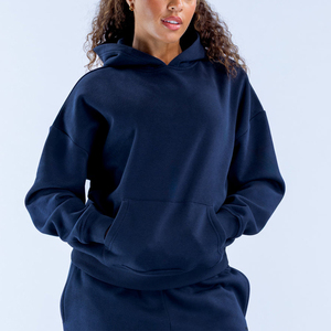 Vente en gros de pulls à capuche unisexes en polyester et en coton molletonné avec logo personnalisé du fabricant sweat à capuche pour hommes noir et uni - Product Image 4