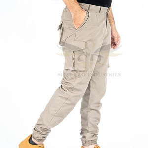 Pantalones de chándal de talla grande para hombre estilo cargo, ropa de calle, pantalones de chándal con estampado de logotipo personalizado - Product Image 2