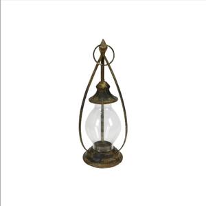 Nuevo 2023 linternas decorativas linterna colgante Vintage portavelas de Metal para eventos paridades y uso de bodas con Base de madera - Product Image 5
