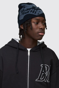 Gorros de punto Jacquard completos personalizados para hombres y mujeres Diseño elegante para ropa de invierno al aire libre con algodón - Product Image 2