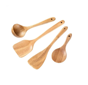 Juego de cubiertos hechos a mano de madera de mango de 7 piezas más vendidos incluye tenedor y cuchara para uso en la cocina directamente por glowin fashion - Product Image 5