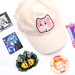 Écusson de transfert de chaleur thermocollant 3D brodé avec logo personnalisé en forme de cœur nouveau design à coudre pour chemises et chapeaux d'enfants - Product Image 6