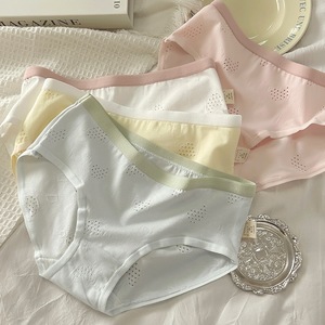 กางเกงในผ้าฝ้ายขายส่ง บิกินี่ผู้หญิง ระบายอากาศได้ดี ทรงฮิปสเตอร์ ยืดหยุ่น แบบเต็มตัว - Product Image 3