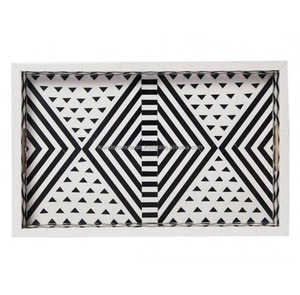 Nuevo diseño de incrustaciones de hueso de moda Bandeja para servir por WONDER OVERSEAS para alimentos Frutas Chocolate Decorativo Nuevo estilo - Product Image 3